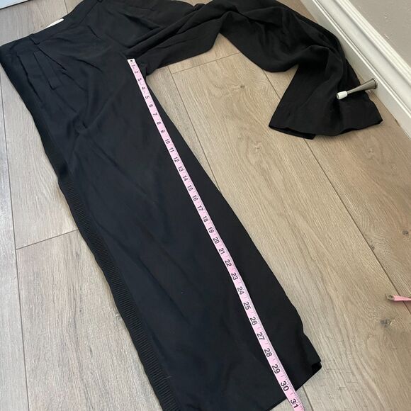 Folk Clothing black trouser pants tuxedo stripe size 1 / XS - Picture 10 of 11